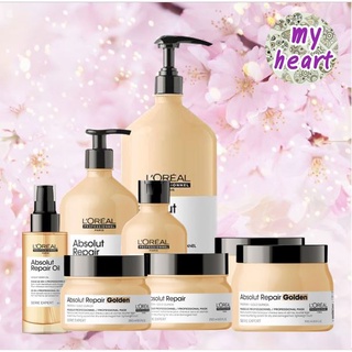 Loreal Absolut Repair Shampoo/Mask/Golden Mask/10 in 1 Oil แชมพู มาส์ค อาหารผม สำหรับผมแห้งเสีย