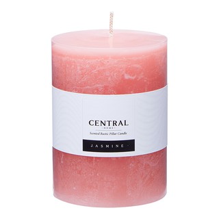 CENTRAL HOME เทียน PILLAR กลิ่น JASMINE สีชมพู ของใช้ในห้องน้ำ เครื่องใช้ในห้องน้ำ บ้าน