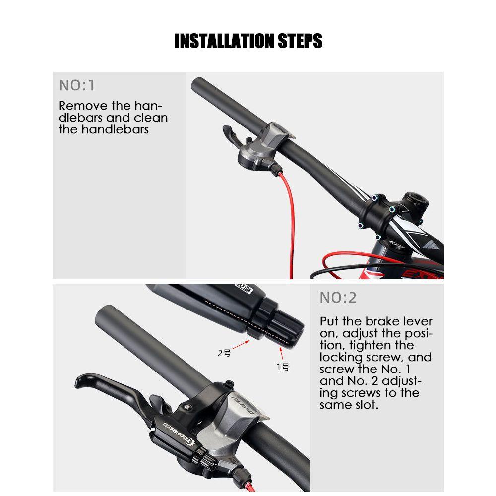 Yueji BMX มือจับเบรคอลูมิเนียมอัลลอยด ์ ชุดดิสก ์ เบรกจักรยานอะไหล ่ V/Disc เบรคคันโยก - รูปที่ 6