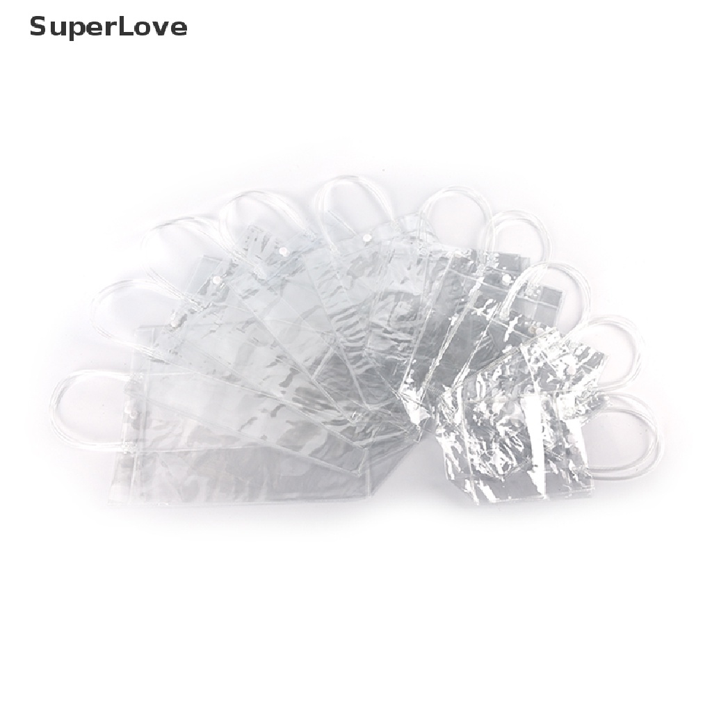 SUPER Clear-Transparent Tote Bags Handbag Plastic Women Shoulder Transparent Beach Bag HOT #8