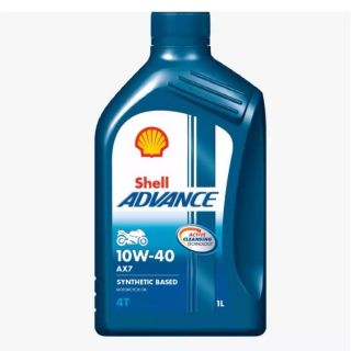 4t Shell Advance 10w-40 AX7 1ลิตร synthetic based