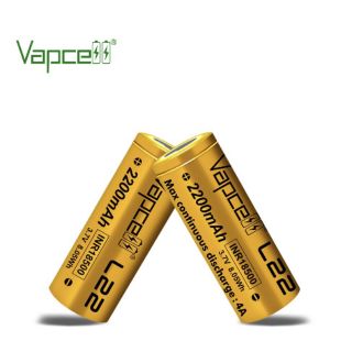 Vapcell L22 INR18500 2200mAh 3.7V 2 ก้อน ของแท้เช็คโค๊ตได้