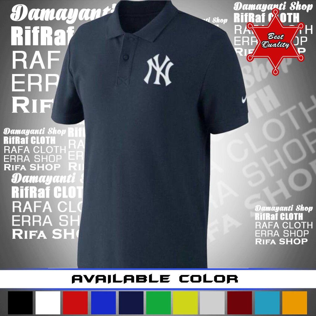 เสื้อ Nike Yankees/เสื้อโปโล Nike/เสื้อคอปก