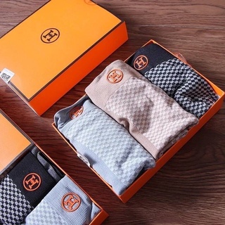 พร้อมส่ง !! Hermes กางเกงในผู้ชาย บ็อกเซอร์