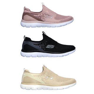 Skechers Collection สเก็ตเชอร์ส รองเท้าผ้าใบ สำหรับผู้หญิง W Summits Slip On WS 149207 MVE / BKW / NAT(2190)