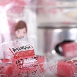 แอลกอฮอล์แข็ง แอลกอฮอล์ก้อน แอลกอฮอล์หม้อไฟ ตรา ริโกะ (RIKO) ไม่เป็นอันตรายต่อสุขภาพ ไร้กลิ่น ไร้ควัน ไร้เขม่า (50 ก้อน)