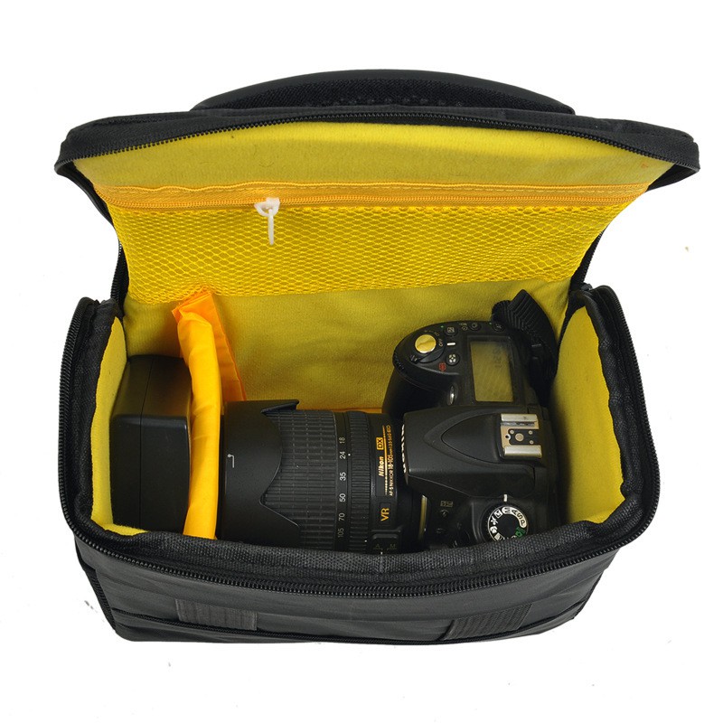 Nikon Camera Bag Portable handbag คลาสสิกกล้องกระเป๋ากล้อง DSLR กลางแจ้ง Shoulder Bag กระเป๋าสะพายแบบพกพา ท่องเที่ยว
