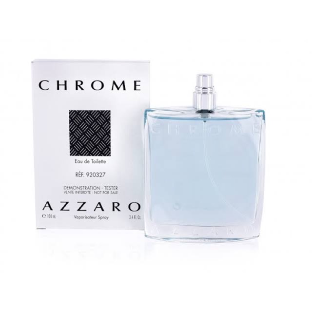 Azzaro chrome edt 100ml กล่องเทสเตอร์