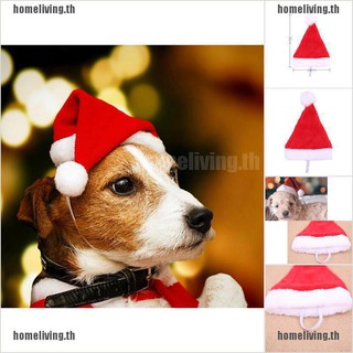 【homeliving】หมวกซานต้าคลอส ขนาดเล็ก สําหรับสัตว์เลี้ยง สุนัข แมว