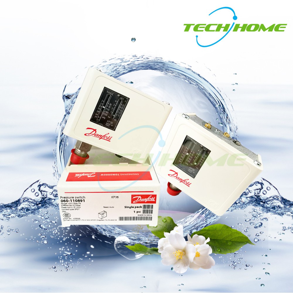 "DANFOSS" KP36 (060-110891) Pressure Switch {2 - 14 Bar} # รุ่นใหม่ ของแท้ 100%