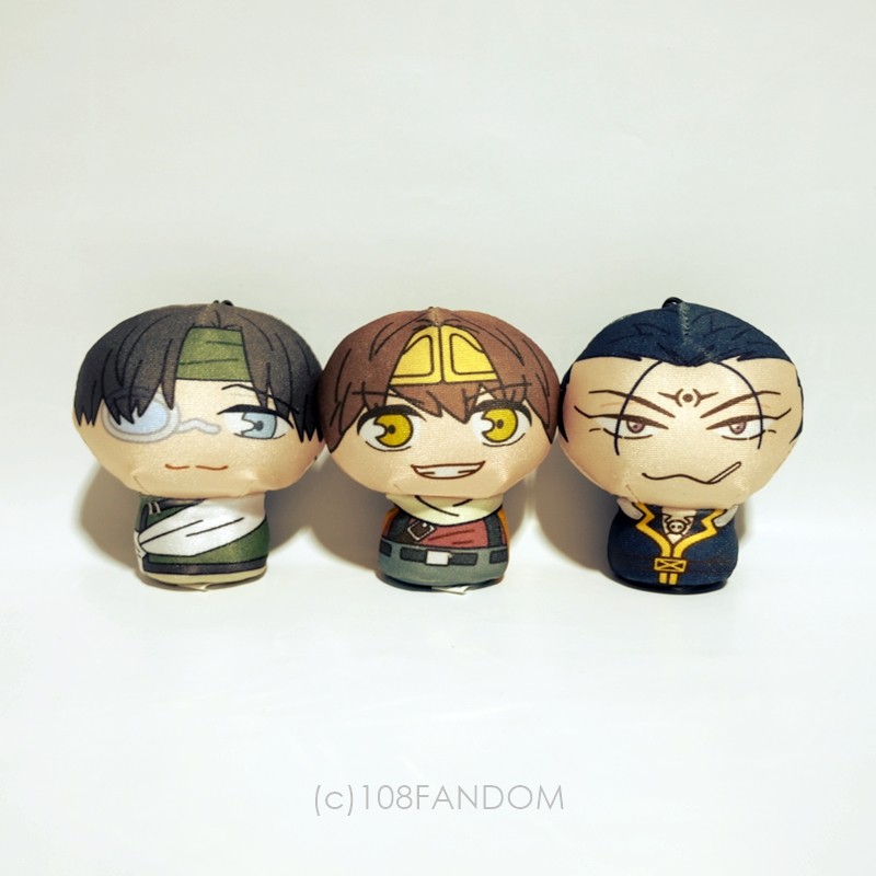 Plush Strap ไซยูกิ Saiyuki Reload Blast Mochi Daruma Nuigurumi เซ็ต 3 ตัว