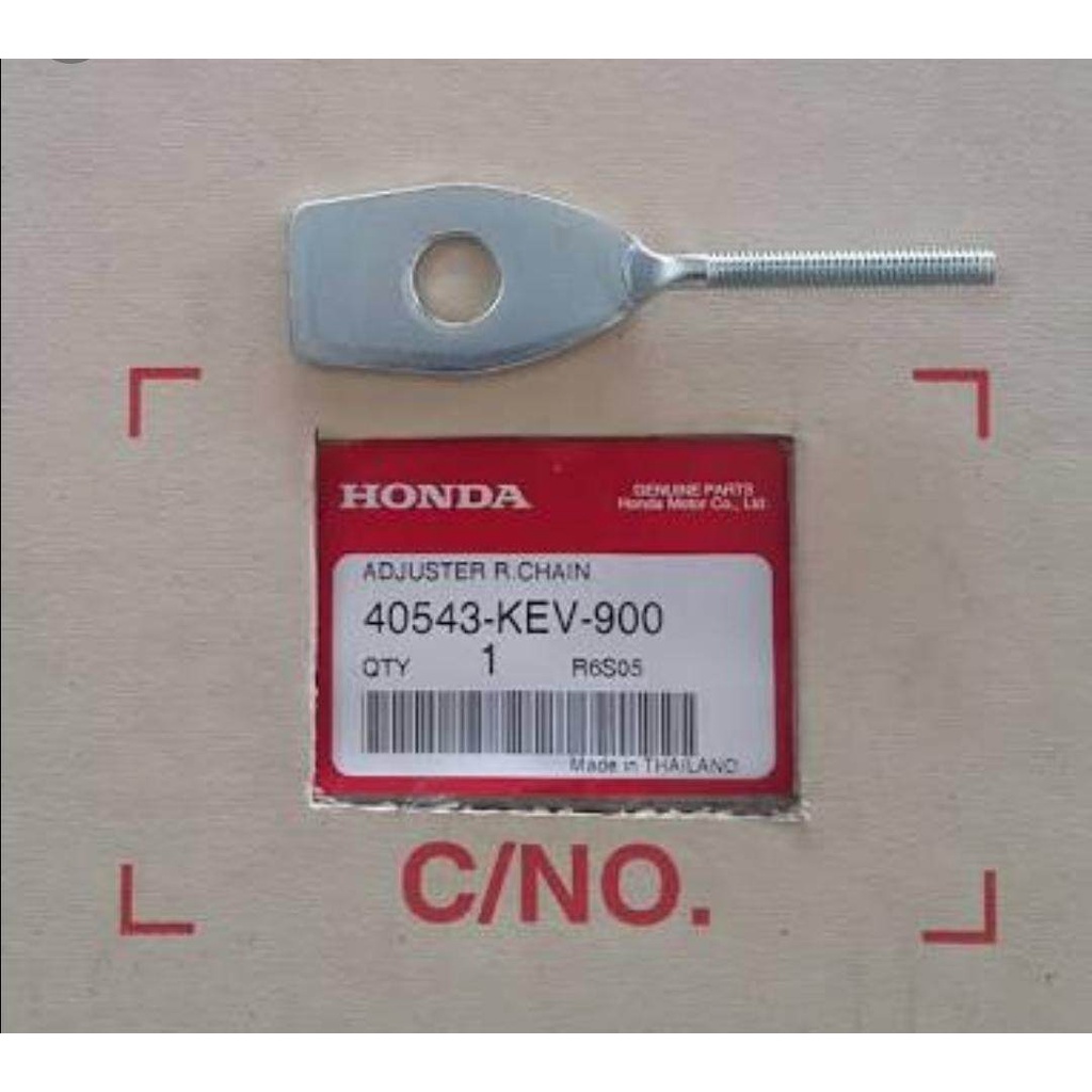 40543-KEV-900 94001-06080-0S/90302-KBP-900ชุดหางปลาพร้อมน็อตปรับตั้งโซ่เวฟ100S,ดรีม100,ดรีม125, เวฟ1