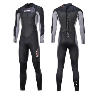 zcco wetsuit fullbody men neoprene 3mm ชุดเว็ทสูทดำน้ำ