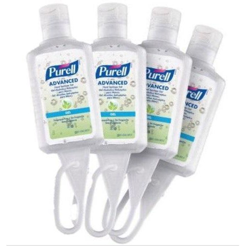 PURELL Advanced Hand Sanitizer (Fragrance Free) 70% Ethyl Alcohol-30ml Jelly Carrier (PACK OF 4) FDA No. 10-2-6200036353