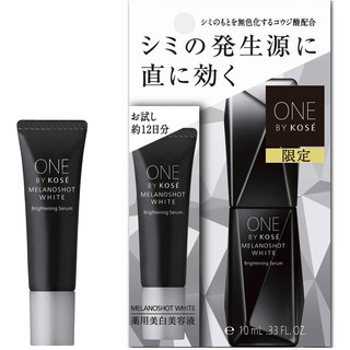 ONE BY KOSE Melano Shot White D (Trial) Beauty Serum 0.3 fl oz (10 ml)