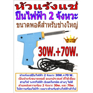 หัวแร้งแช่ปืนไฟฟ้า 2 จังหวะ 30W.+70 W.