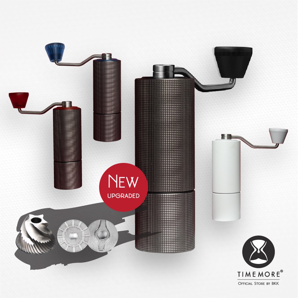 Timemore C2 รุ่นใหม่ ประกันศูนย์ 1 ปี (Coffee Grinder เครื่องบดกาแฟมือ