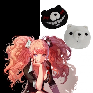 กิ๊บติดผมคอสเพลย์ การ์ตูนอนิเมะ Danganronpa Trigger Happy Havoc Enoshima Junko Monokuma น่ารัก