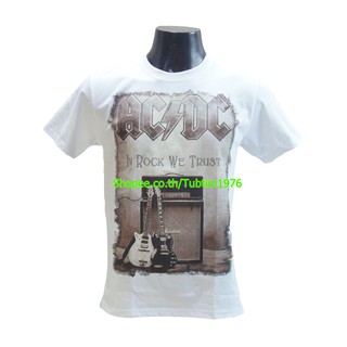 HOT SALINGเสื้อยืดผ้าฝ้ายเสื้อวง Ac/Dc เสื้อวงดนตรีต่างประเทศ เสื้อวินเทจ acdc เอซี/ดีซี ADC8146 S-5XL