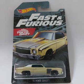 รถเหล็ก Hotwheels 70 MONTE CARLO FAST&amp;FURIOUS (ib27)