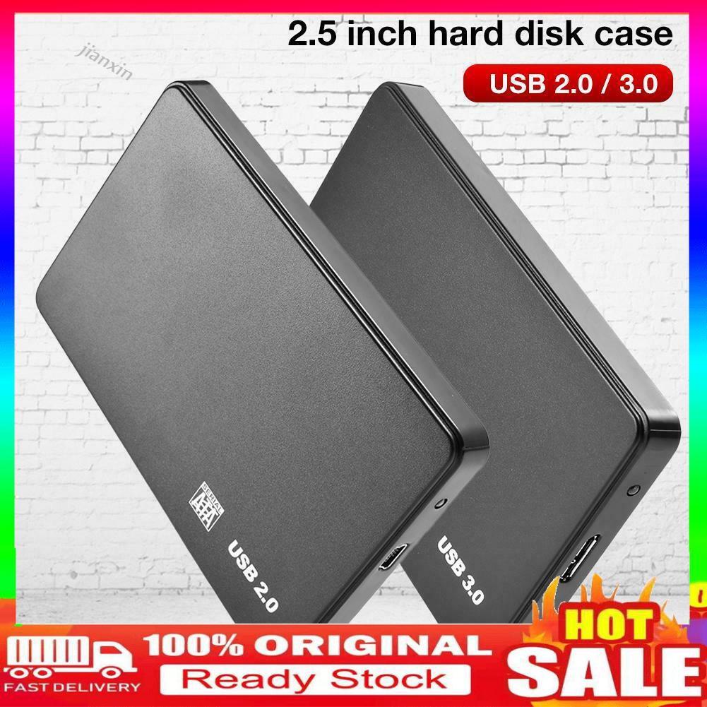 COD-USB 3.0/2.0 5Gbps 2.5 นิ้ว SATA External Closed HDD Hard Disk Case Box for PC