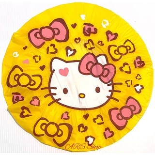 หมวกอาบน้ำคิตตี้ หมวกคลุมผมอาบน้ำ 💧💦 [ ถูกสุดๆ] ลายคิตตี้โบว์ 🎀🎀