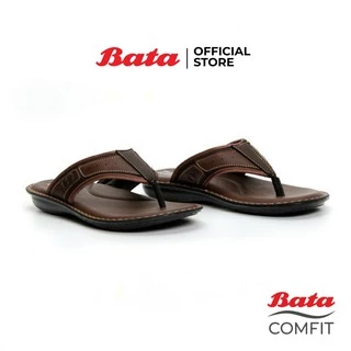 Bata MEN'S Sandal รองเท้าแตะชายแบบหนีบ สีน้ำตาล รหัส 8714183