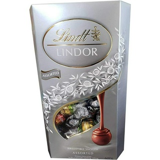 Lindt Lindor Silver Assorted Chocolate 600g [ส่งตรงจากญี่ปุ่น]