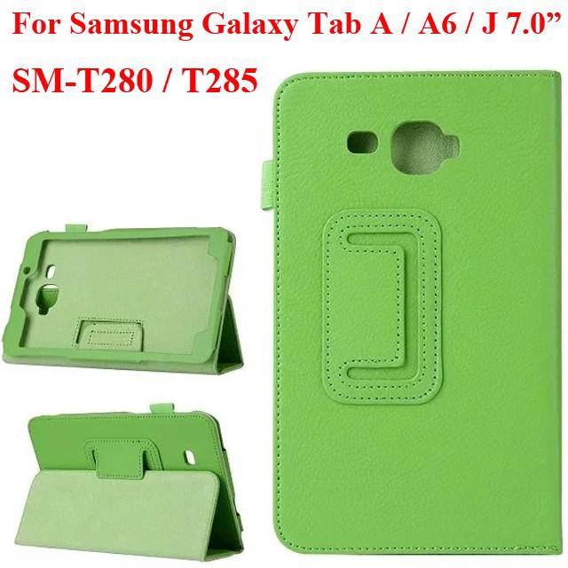 กรณีป้องกัน ซัมซุง เคส Samsung Galaxy Tab A A6 J 7.0 หุ้ม SM-T280 T285 ฝาครอบป้องกัน TabA 7 TabJ 7.0" ยืน