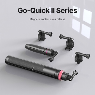 Ulanzi Go Quick II Tripod ขาตั้งกล้องแม่เหล็กสำหรับ GoPro Hero 11 10 9 8 7 6 5 4 3 insta360 DJI Osmo