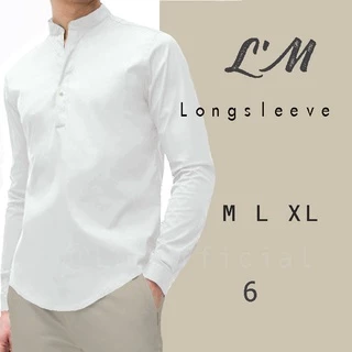 [เหลือ157฿ใส่โค้ดMAYINC30] 11 สี รุ่นกระดุม 1 เม็ด !!! เกาหลีฝุดๆ เสื้อเชิ้ตผู้ชาย คอจีนแขนยาว