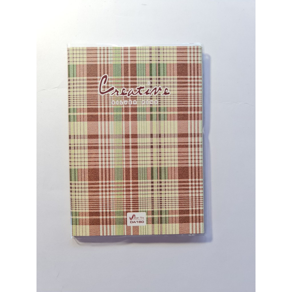 สมุดจด ขนาดA6    70แกรม 50แผ่น  ยี่ห้อ Silver Pins รุ่น DA160   1 เล่ม คละสี