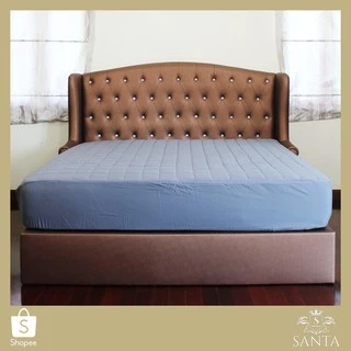 SANTA ผ้ารองกันเปื้อน ที่นอน สีเทา Premium Supersoft Protector
