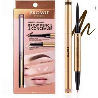 Browit Perfectly Defined Brow Pencil &amp; Concealer 0.08g+0.05g # Rich Brown