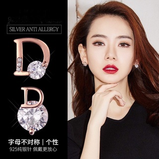 2021 Korea S925 Silver Needle Crystal Zircon Stainless Steel Womens Earrings