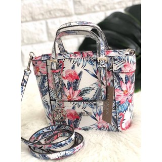 GUESS FLAMINGO MINI TOTE BAG