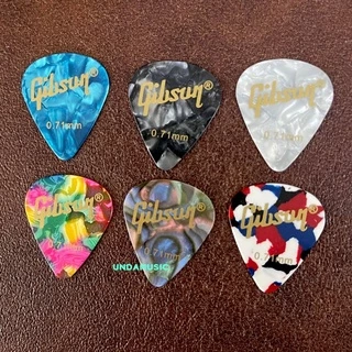 ปิ๊กกีตาร์ Gibson อย่างดีของแท้ ขนาด 0.46 0.71 มิลลิเมตร🔥พร้อมส่ง🚚ส่งเร็ว (สุ่มสี)