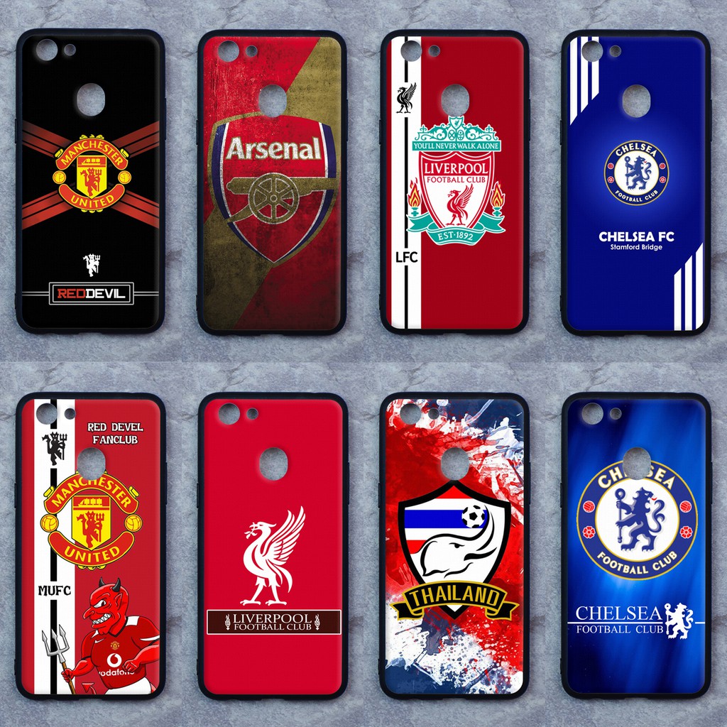 เคส Oppo F5 / A73 / A79 ใช้เคสเดียวกัน ลายทีมฟุตบอล ขอบนิ่มหลังแข็ง เคสมือถือ เคสโทรศัพท์ Case