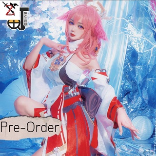 [Pre-Order] ชุด วิก Cosplay Genshin Impact - Yae Miko