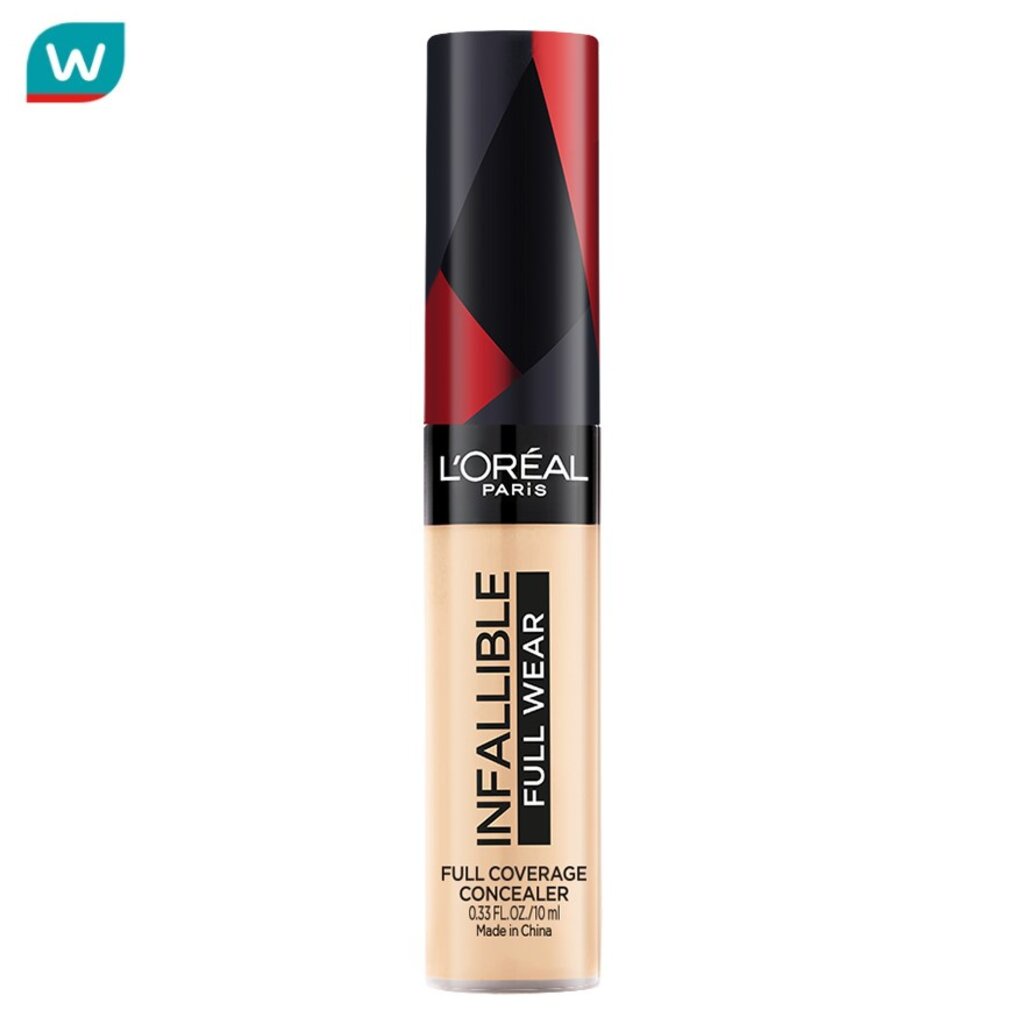 L'Oreal Makeup ลอรีอัล อินฟอลลิเบิล ฟูล แวร์ ฟูล คัฟเวอร์เรจ คอนซีลเลอร์ 10มล. 308 วานิลลา