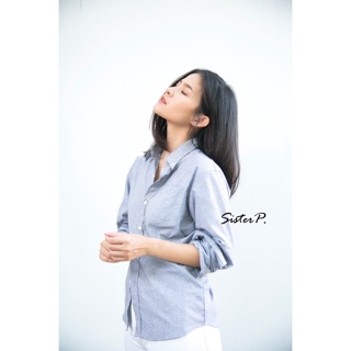 Signature Oxford Shirt Unisex ทรงสลิมฟิต