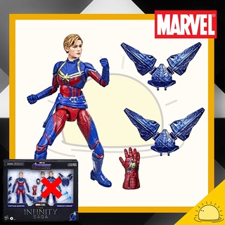 Marvel Legends Series 6-inch Scale Action Figure Toy Captain Marvel Infinity Saga แยกจากแพคคู่ ไม่มีกล่อง