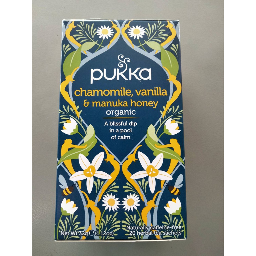 Pukka Chamomile Vanilla &amp; Manuka Honey Tea 32g ราคาพิเศษ