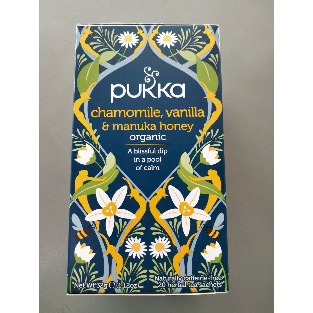 Pukka Chamomile Vanilla & Manuka Honey Tea 32g ราคาพิเศษ