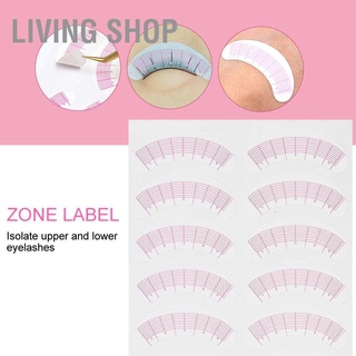 Living Shop สติ๊กเกอร์ต่อขนตา Lash Mapping 175 คู่