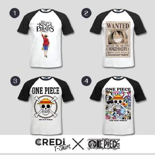 คอตต้อนคอกลมOne Piece - Collection 2 เสื้อยืดการ์ตูนลิขสิทธิ์แท้S-5XL