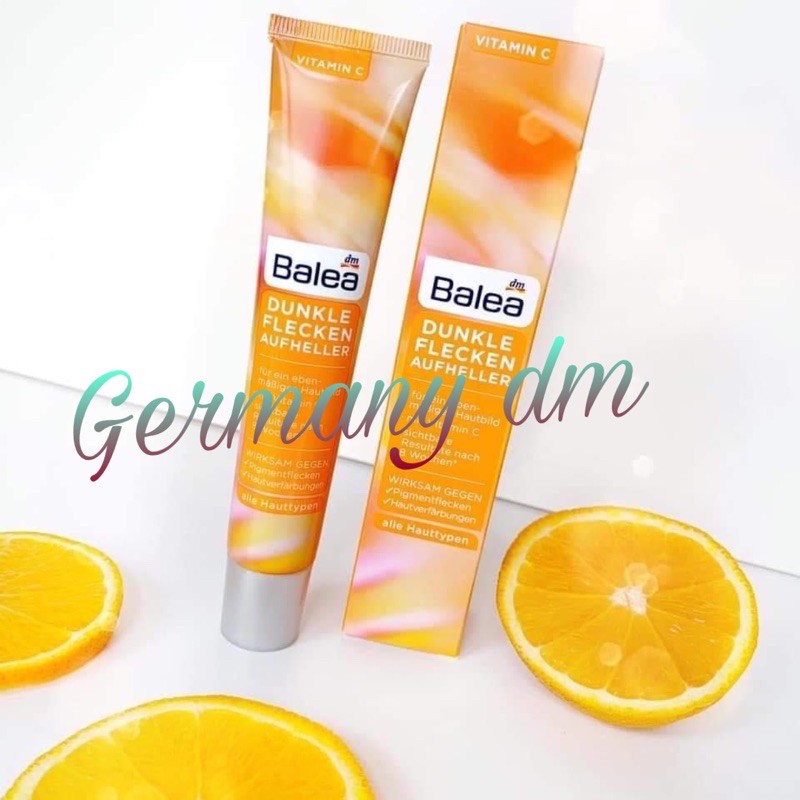 เซรั่มวิตามินซีเข้มข้น Balea Dunkle-Flecken-Aufheller Serum + Vitamin C. ครีมเยอรมัน
