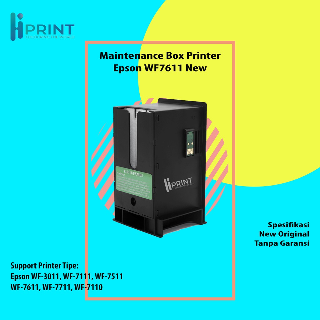 กล่องบํารุงรักษา WF7611 T6711 E-6711 PXMB3 Epson L1455 ใช้งานร่วมกับรีเซ็ตเสียหมึกถังรีเซ็ตชิป