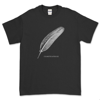 เสื้อยืดที่ต้องการตัวมากที่สุดเสื้อยืด ลายบุหรี่ AFTER SEX - FEATHER / BANDขนาดเต็มS-5XL