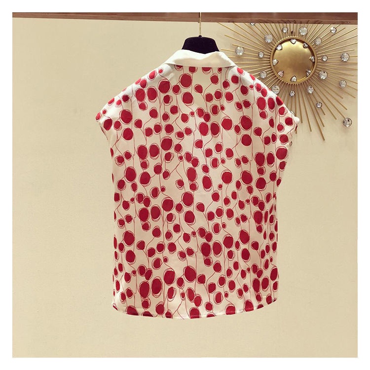 เสื้อเชิ้ตแขนสั้น ผ้าชีฟอง เสื้อเชิ้ตแขนสั้นผู้หญิง รูปที่ 6